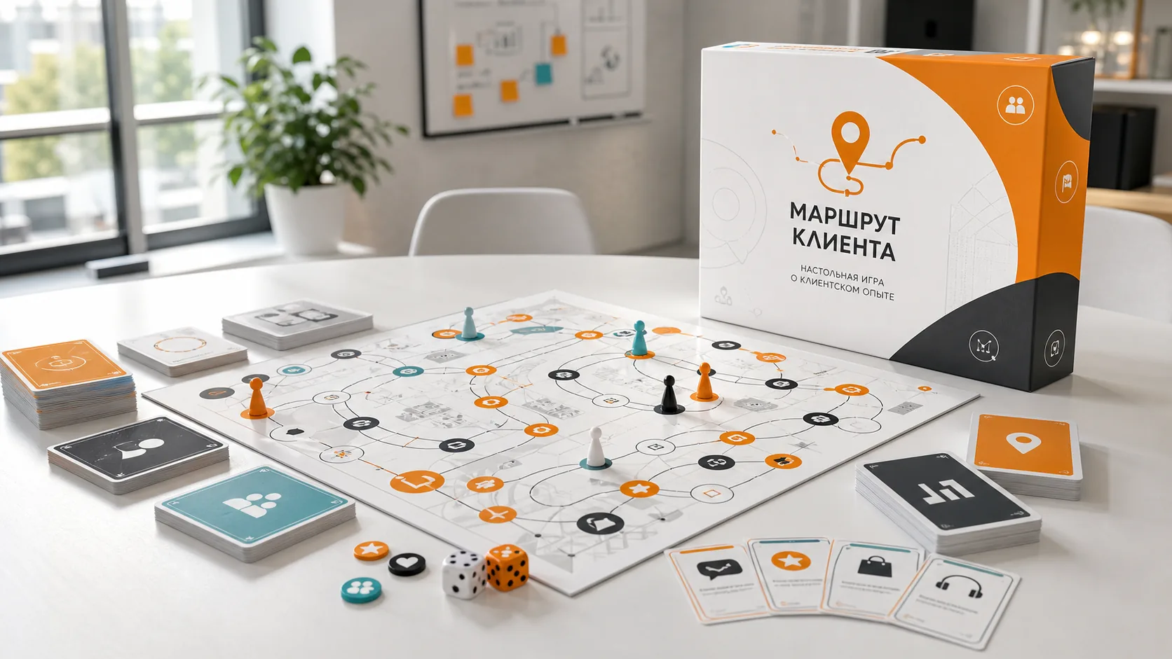 корпоративная настольная игра Маршрут клиента